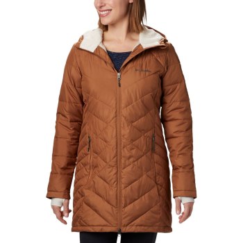 Columbia Ženske Jakne - Heavenly Long Hooded Smeđe | ZHYN-83172